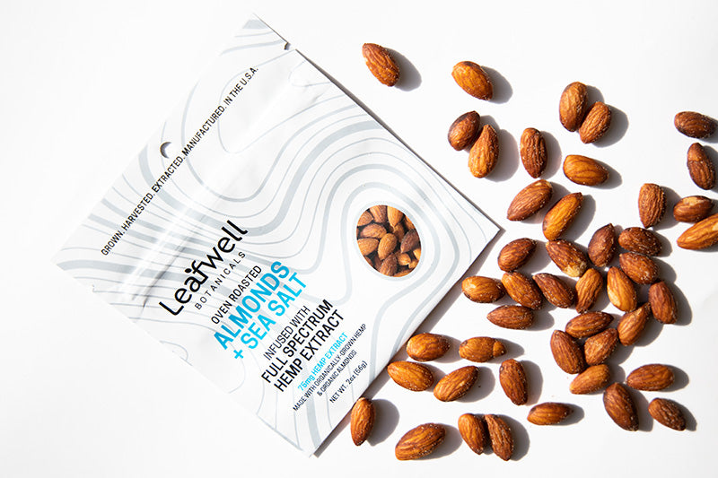 Organic Oven Roasted CBD Almonds