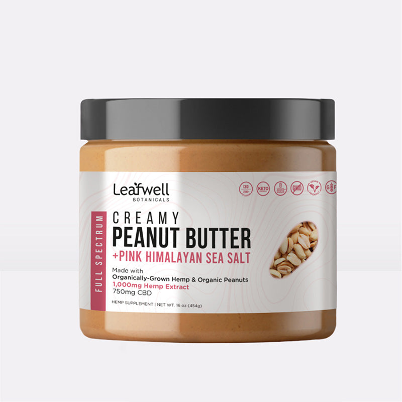 Creamy Peanut Butter: 750mg CBD / jar