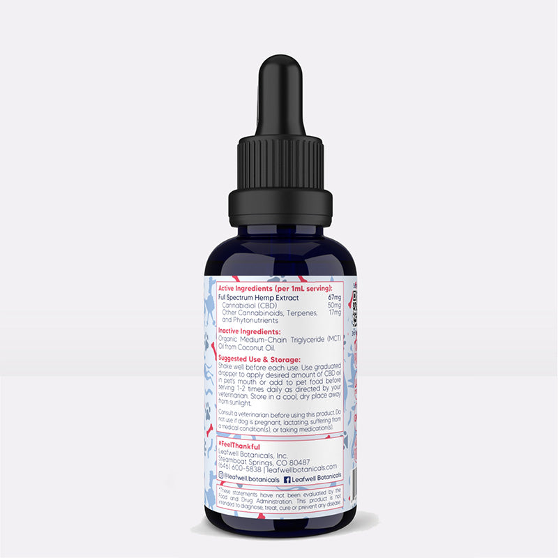Large Pets: 50mg CBD / 1mL