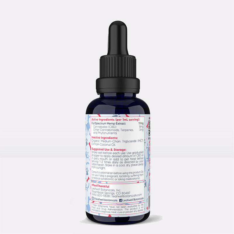 Small Pets: 8mg CBD / 1mL